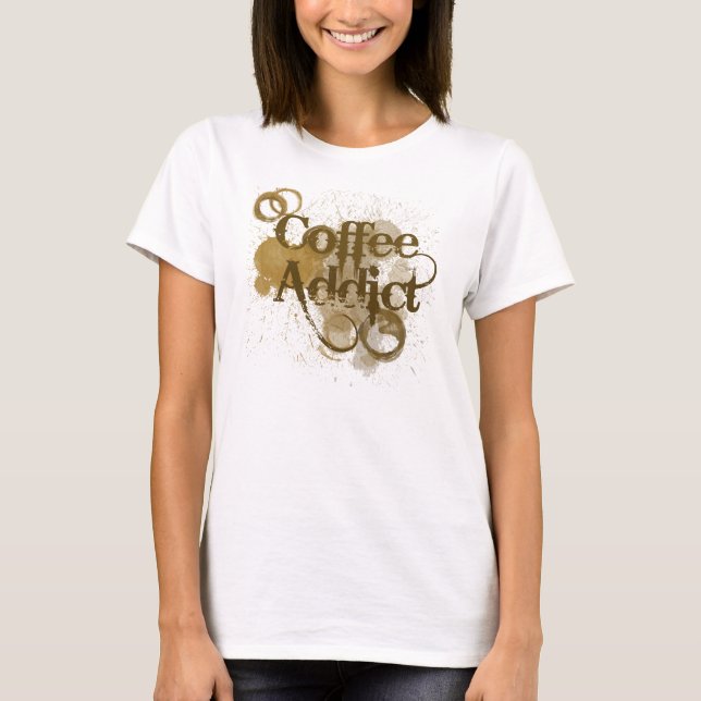 Camiseta Viciado em café (Frente)
