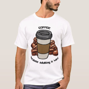 Camiseta Viciado em café