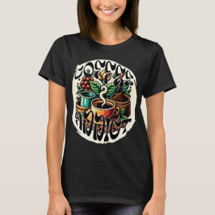 Camiseta Viciado em café