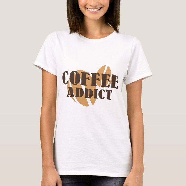 Camiseta Viciado em café (Frente)