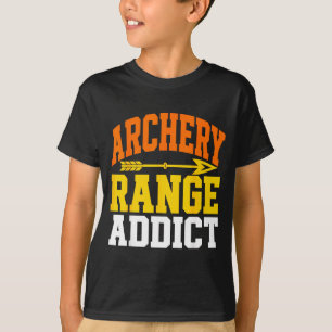 Camiseta viciado em campo de tiro com arco universitário ar