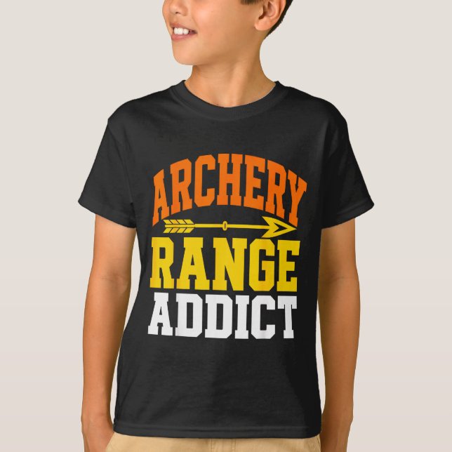 Camiseta viciado em campo de tiro com arco universitário ar (Frente)