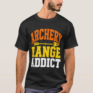 Camiseta viciado em campo de tiro com arco universitário ar