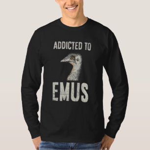 Camiseta Viciado Em Citação Do Emus Para Um Especialista Em