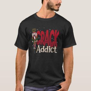 Camiseta Viciado em Crack Esquadrão de Natal do Quebra-Noze