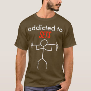 Camiseta Viciado Em Define A Frase De Gym De Workout Engraç