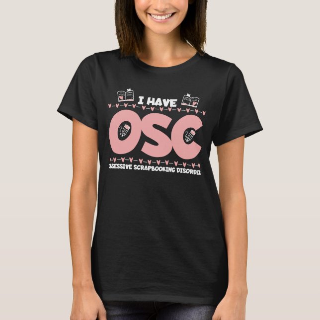 Camiseta Viciado em drogas Crafter Funny Crafty Book (Frente)