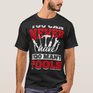 Camiseta Viciado em Ferramentas Mecânica e artesã engraçada