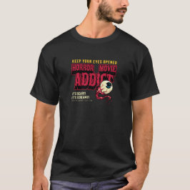 Camiseta Viciado em Filme Horror