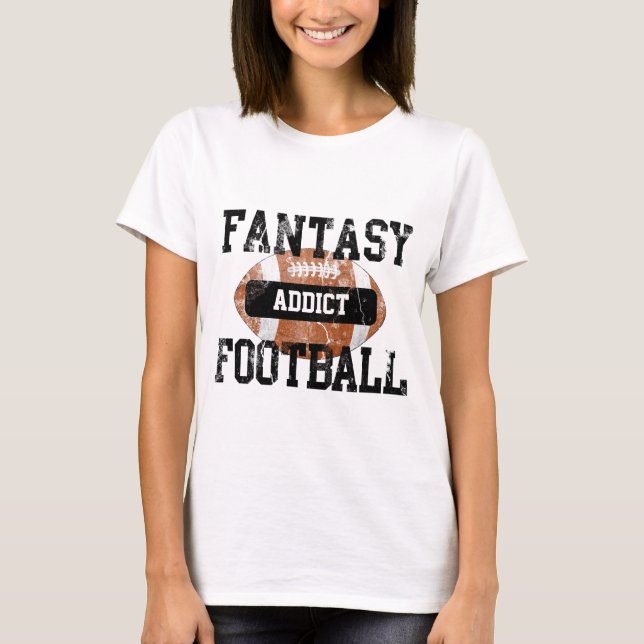 Camiseta Viciado em Futebol Fantasy (Frente)