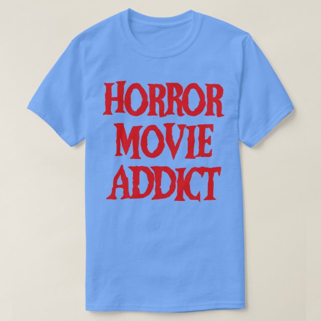 Camiseta Viciado em Horror (Frente do Design)