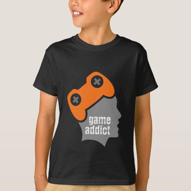 Camiseta Viciado em Jogo (Frente)