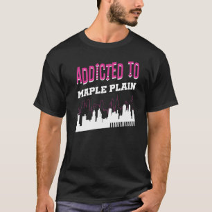 Camiseta Viciado em Maçã-Maçã de Vacinação Simples