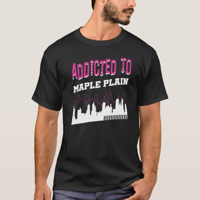 Camiseta Viciado em Maçã-Maçã de Vacinação Simples (Frente)