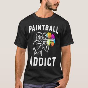 Camiseta Viciado em Paintball Paintballer da Airsoft Paintb