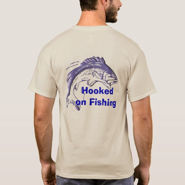 Camiseta Viciado em pesca (Verso)