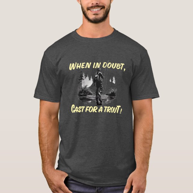 Camiseta Viciado em Pesca Personalizável  (Frente)
