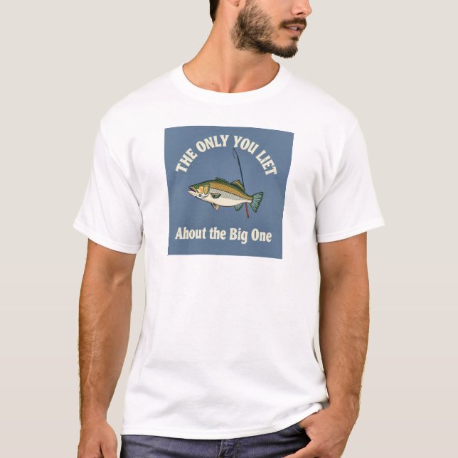 Camiseta Viciado em Pescar (Frente)