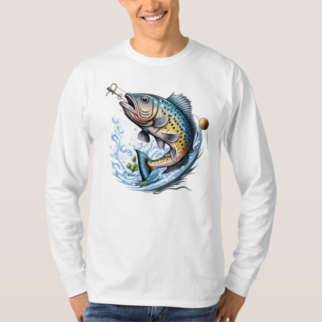 Camiseta Viciado Em Pescar  (Frente)