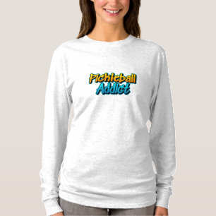 Camiseta Viciado em Pickleball Longa Folga