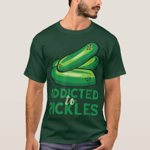 Camiseta Viciado em picles picles picle lover Vegetari