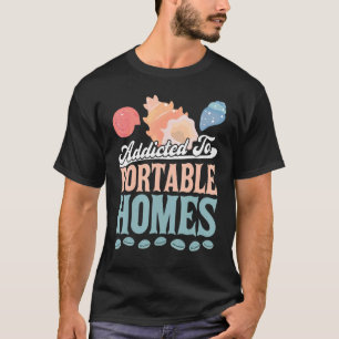 Camiseta Viciado em Portable Homes Seashell