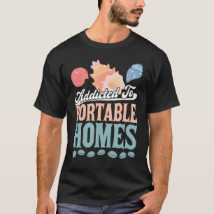 Camiseta Viciado em Portable Homes Seashell