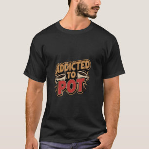 Camiseta Viciado Em Pote Cafeine Drinker.