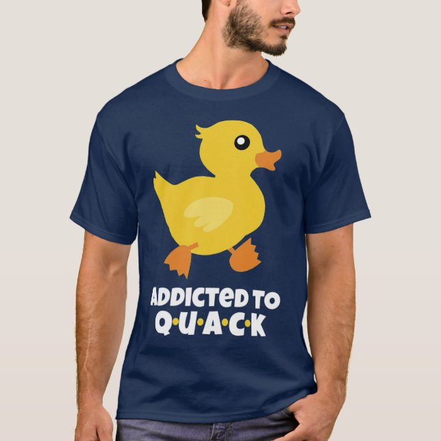 Camiseta Viciado em QUACK (Frente)