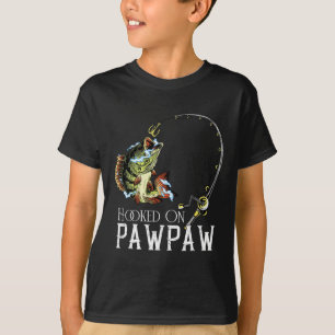 Camiseta Viciado Em Ser Pawpaw Divertido Pescar 