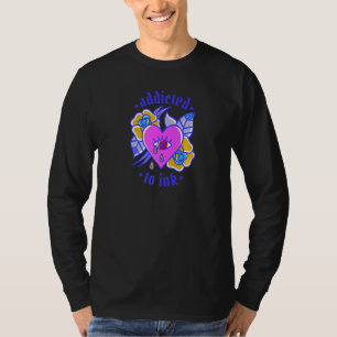 Camiseta Viciado Em Tatuagem De Trad De Tinta
