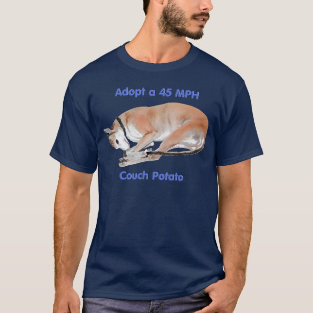 Camiseta viciado em televisão de 45 mph (Frente)