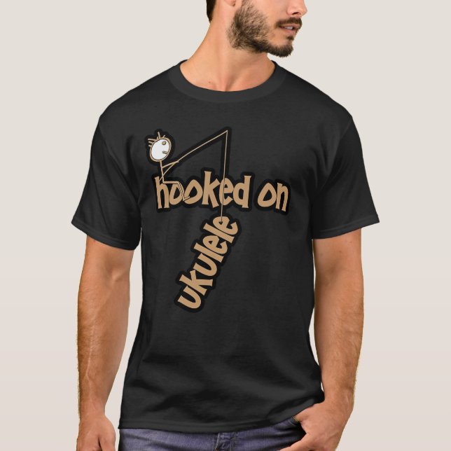 Camiseta Viciado em Ukulele (Frente)