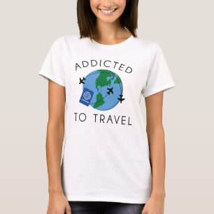 Camiseta Viciado em Viagem