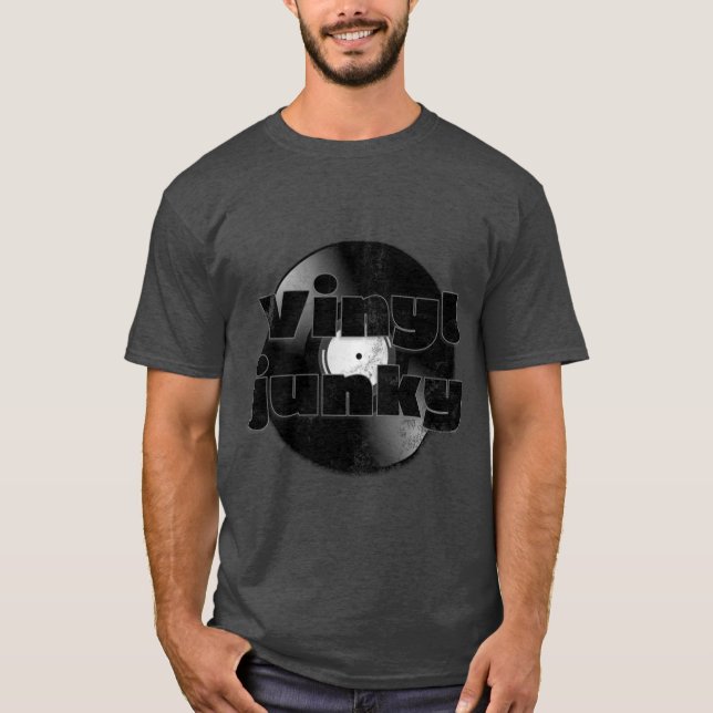 Camiseta Viciado em Vinil Distorcido (Frente)
