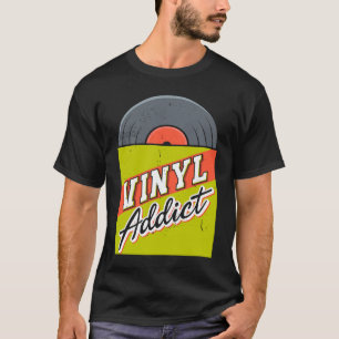 Camiseta Viciado em vinilo