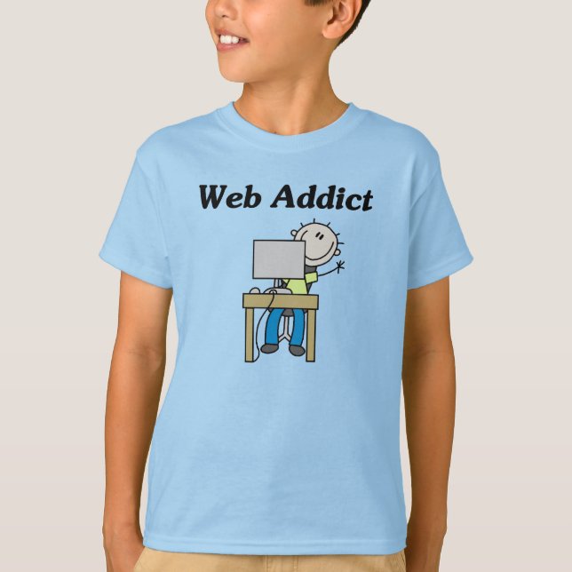 Camiseta Viciado em Web (Frente)