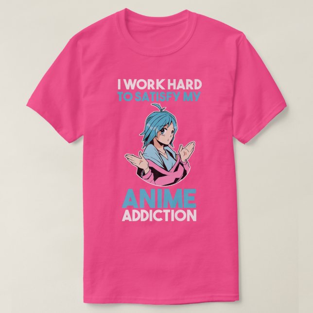 Camiseta Vício Anime Premium  (Frente do Design)