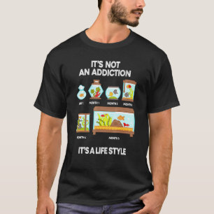 Camiseta Vício em AquárioViciado em Aquário Aquarista Peixe