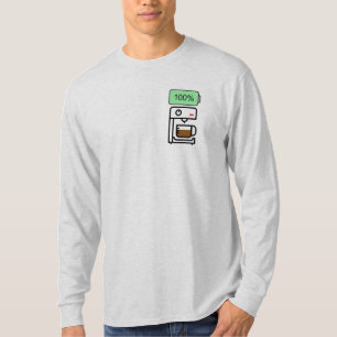 Camiseta Vício em café design