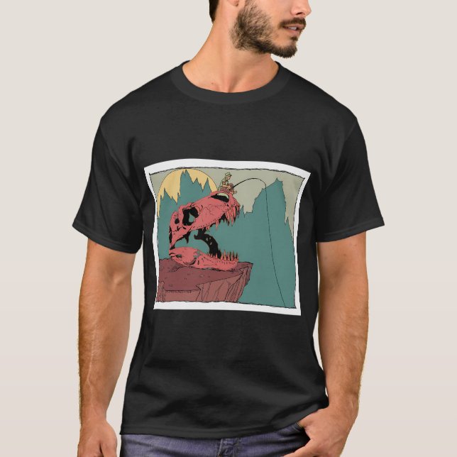 Camiseta Vício Real - Fisgado Para a Vida - Pesca (Frente)