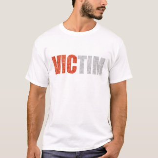 Camiseta Victimology - mentes criminosas (parte dianteira)