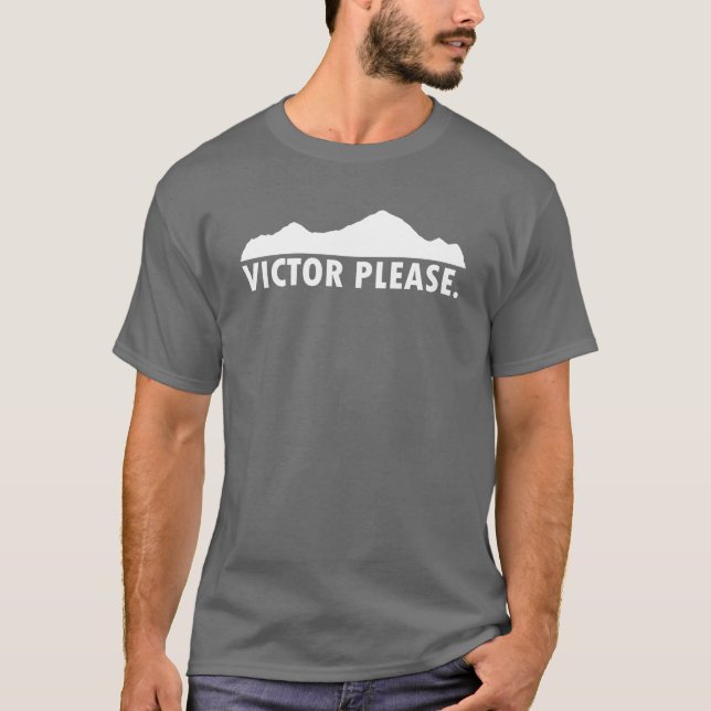 Camiseta Victor Idaho Por Favor (Frente)