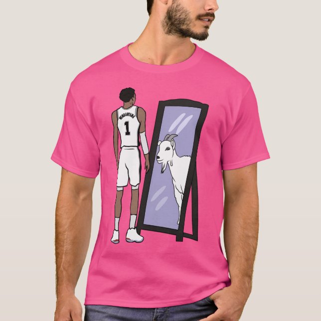 Camiseta Victor Wembanyama Mirror Goat (Frente)