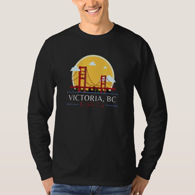 Camiseta Victoria BC Golden Gate Bridge Bad Geography Humor (Frente)