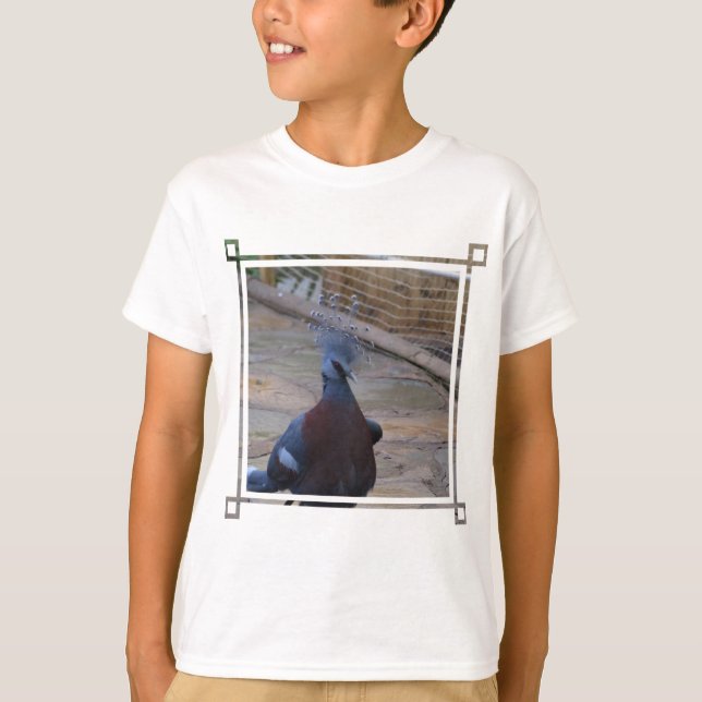 Camiseta Victoria coroou o pombo (Frente)