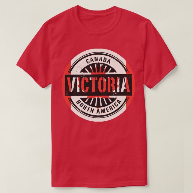 Camiseta Victoria do Canadá (Frente do Design)