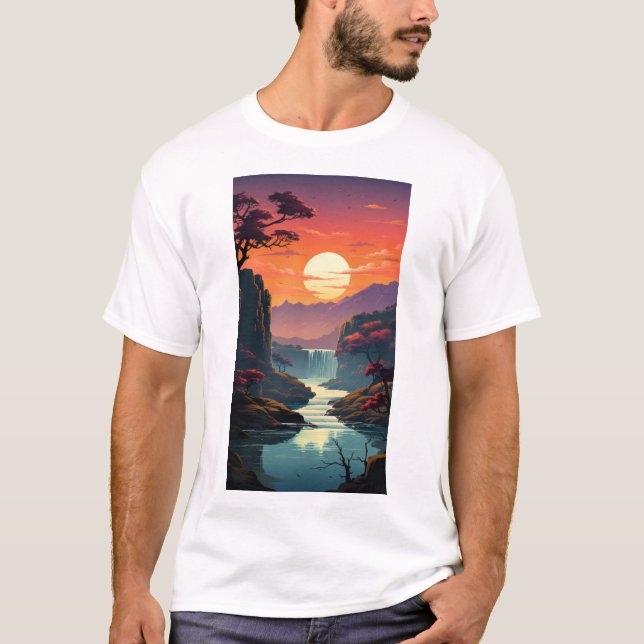 Camiseta Victoria Falls Zimbabwe T-Shirt (Frente)