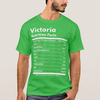 Camiseta Victoria Nutrition Fata Engraçado Nome Personaliza