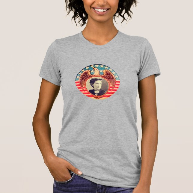 Camiseta Victoria Woodhull para Presidente (Frente)